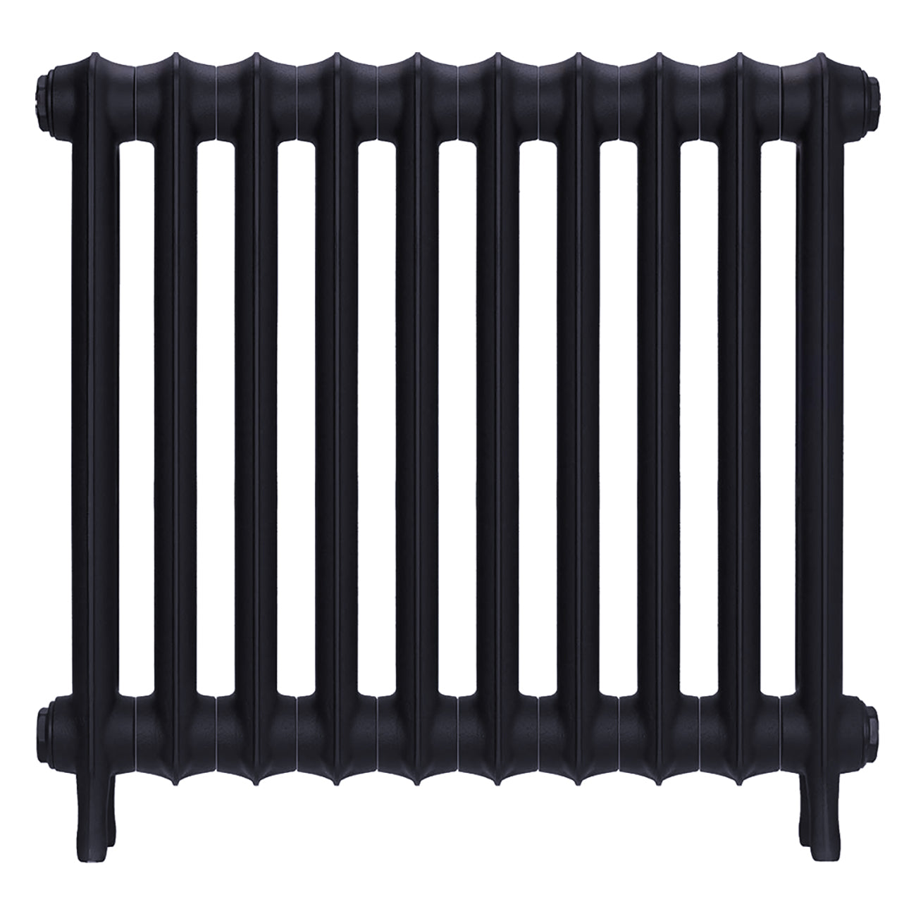 Emmeline III - Astral Grey Mid Cast Iron Column Radiator H616mm x W695mm 3 Column - Wall Hung