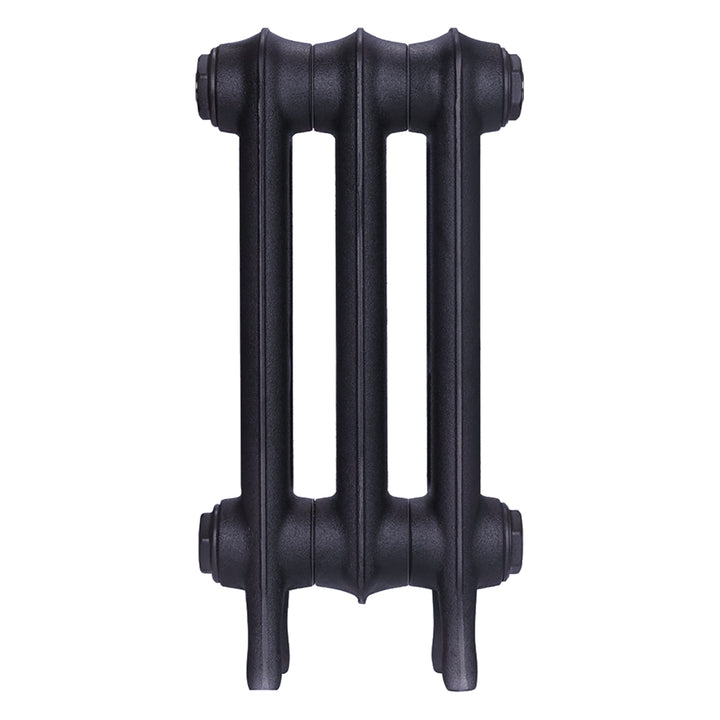 Emmeline III - Astral Grey Mid Cast Iron Column Radiator H416mm x W230mm 3 Column - Wall Hung