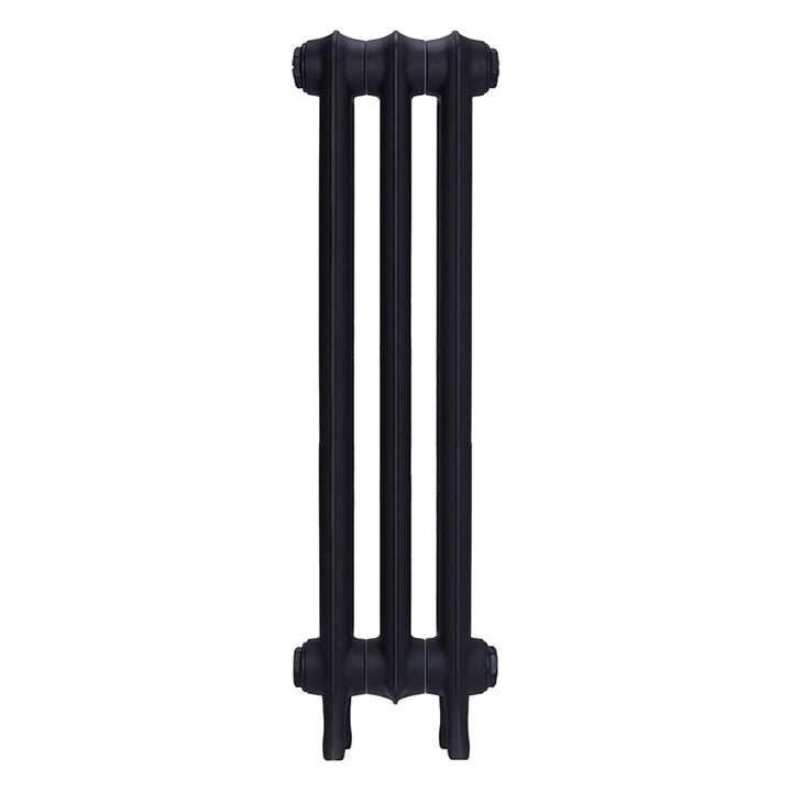 Emmeline III - Astral Grey Mid Cast Iron Column Radiator H816mm x W230mm 3 Column - Wall Hung