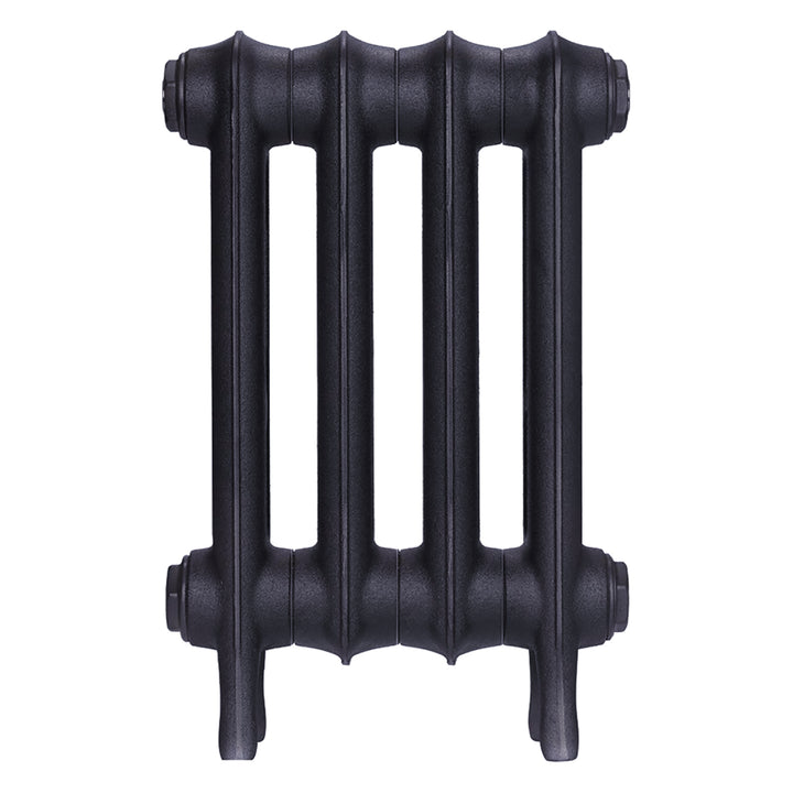 Emmeline III - Astral Grey Mid Cast Iron Column Radiator H416mm x W296mm 3 Column - Wall Hung