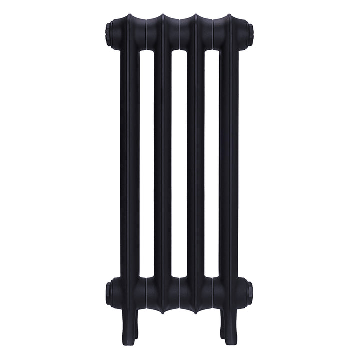 Emmeline III - Astral Grey Mid Cast Iron Column Radiator H616mm x W296mm 3 Column - Wall Hung