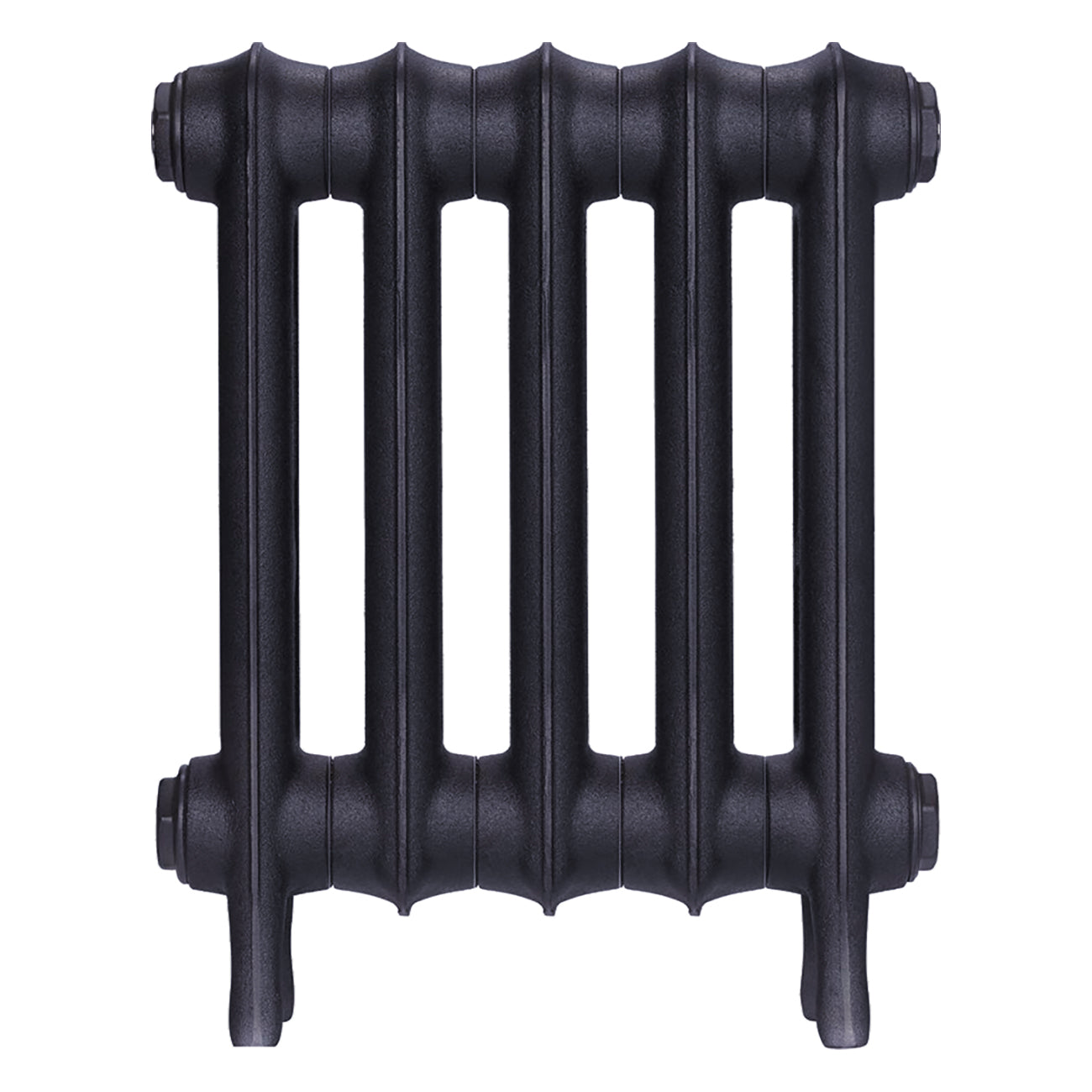 Emmeline III - Astral Grey Mid Cast Iron Column Radiator H416mm x W363mm 3 Column - Wall Hung