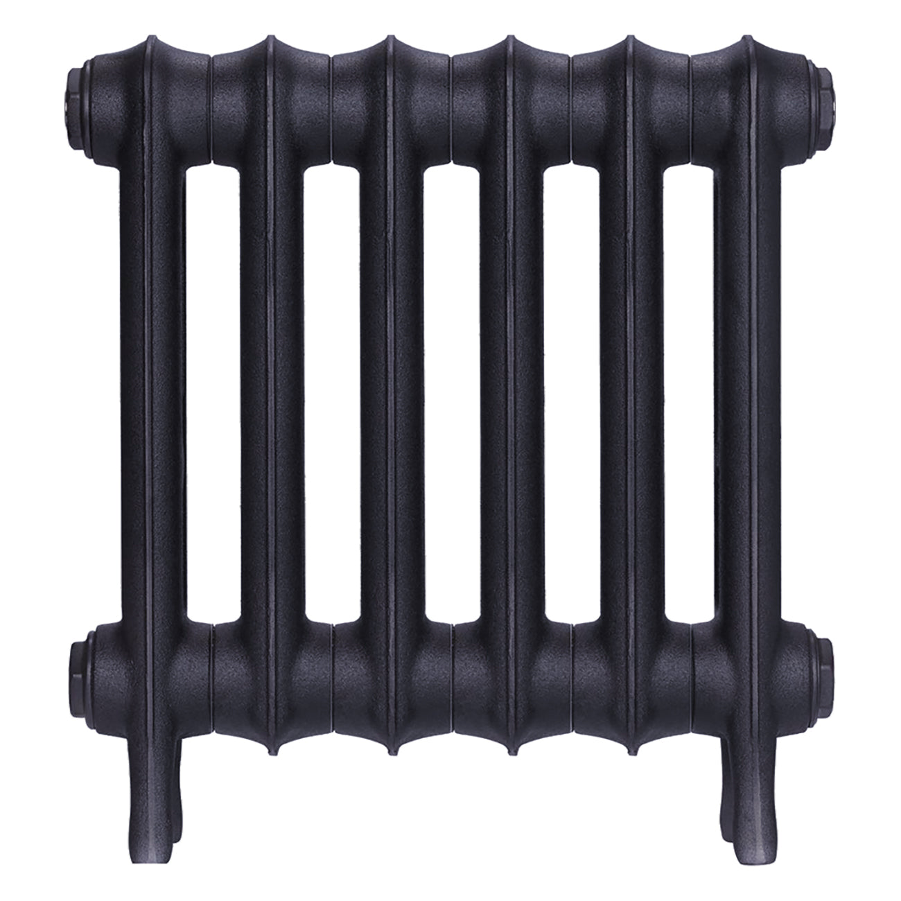 Emmeline III - Astral Grey Mid Cast Iron Column Radiator H416mm x W429mm 3 Column - Wall Hung