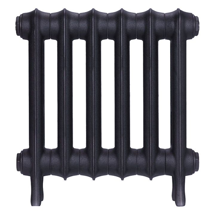 Emmeline III - Astral Grey Mid Cast Iron Column Radiator H416mm x W429mm 3 Column - Wall Hung