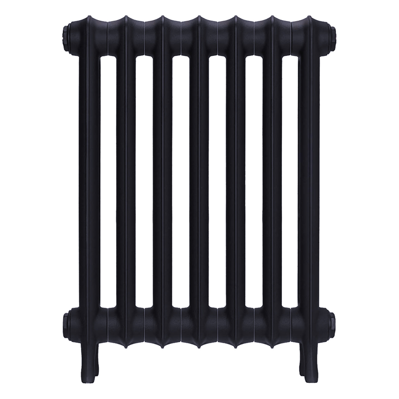 Emmeline III - Astral Grey Mid Cast Iron Column Radiator H616mm x W496mm 3 Column - Wall Hung