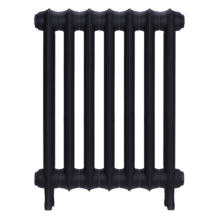 Emmeline III - Astral Grey Mid Cast Iron Column Radiator H616mm x W496mm 3 Column - Wall Hung