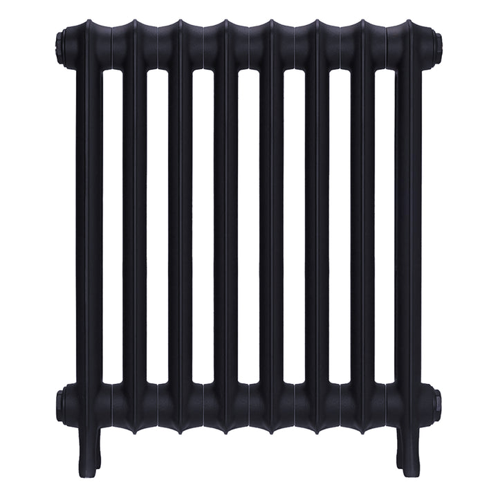 Emmeline III - Astral Grey Mid Cast Iron Column Radiator H616mm x W562mm 3 Column - Wall Hung