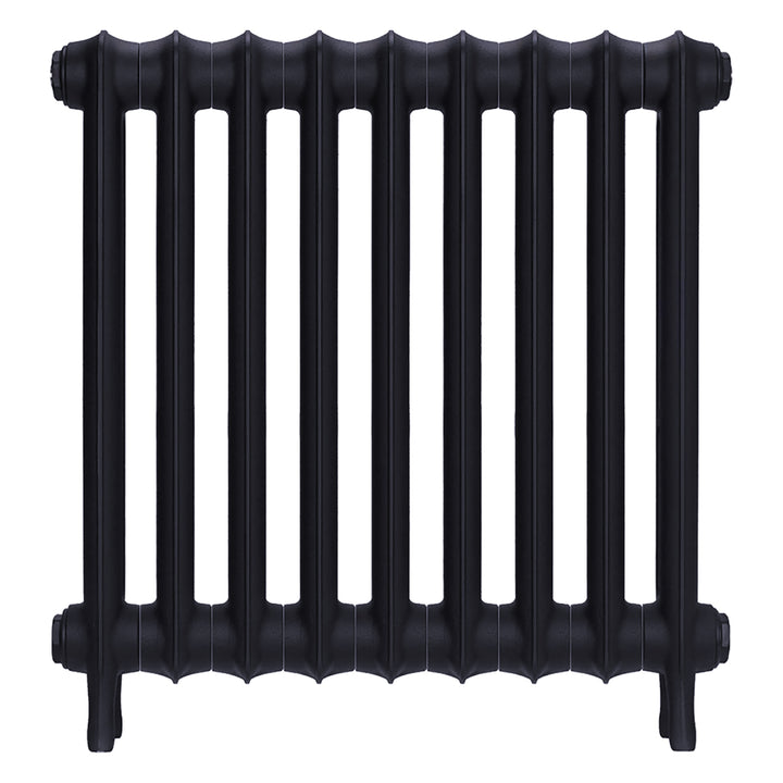 Emmeline III - Astral Grey Mid Cast Iron Column Radiator H616mm x W629mm 3 Column - Wall Hung