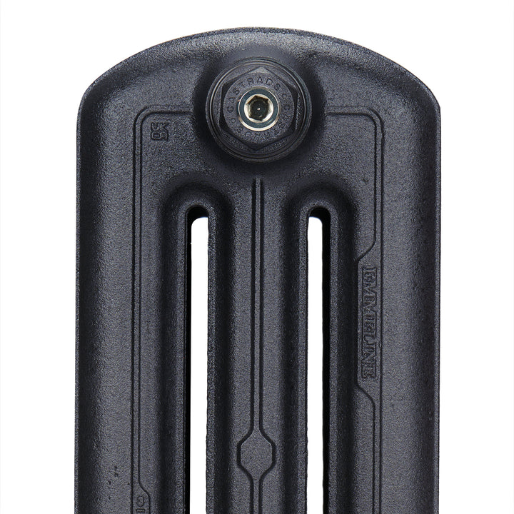 Emmeline III - Astral Grey Mid Cast Iron Column Radiator H416mm x W230mm 3 Column - Wall Hung