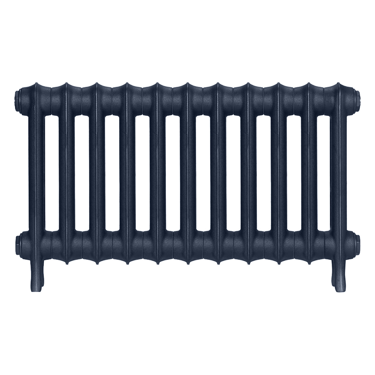 Emmeline I - Anthracite Cast Iron Column Radiator H407mm x W762mm 1 Column - Wall Hung