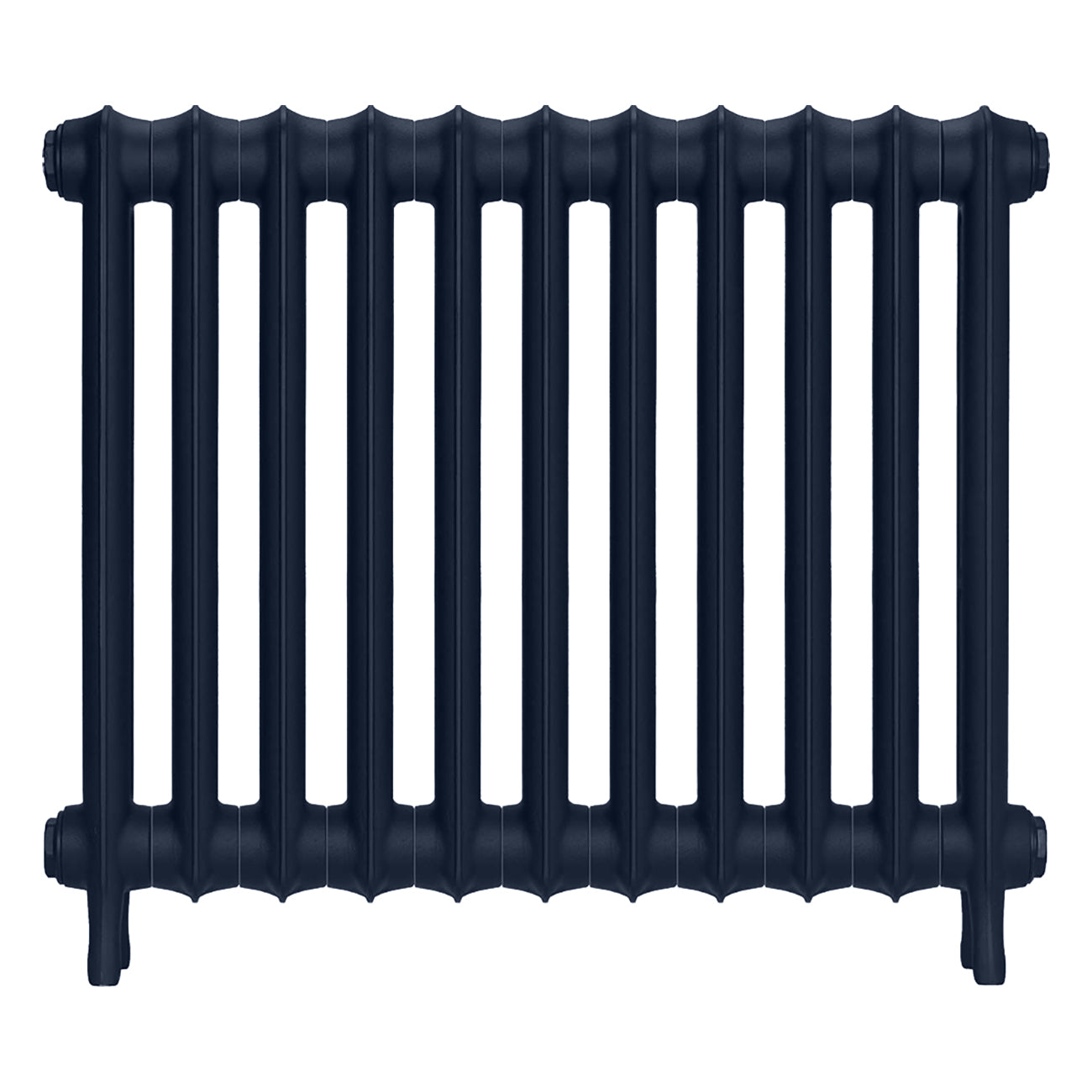 Emmeline I - Anthracite Cast Iron Column Radiator H607mm x W762mm 1 Column - Wall Hung