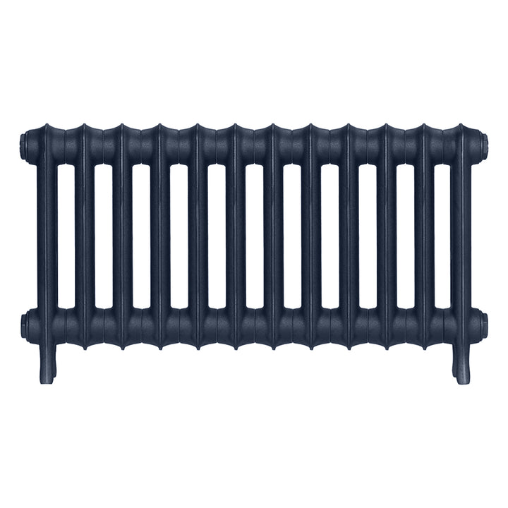 Emmeline I - Anthracite Cast Iron Column Radiator H407mm x W828mm 1 Column - Wall Hung