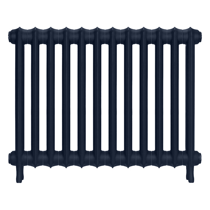 Emmeline I - Anthracite Cast Iron Column Radiator H607mm x W828mm 1 Column - Wall Hung