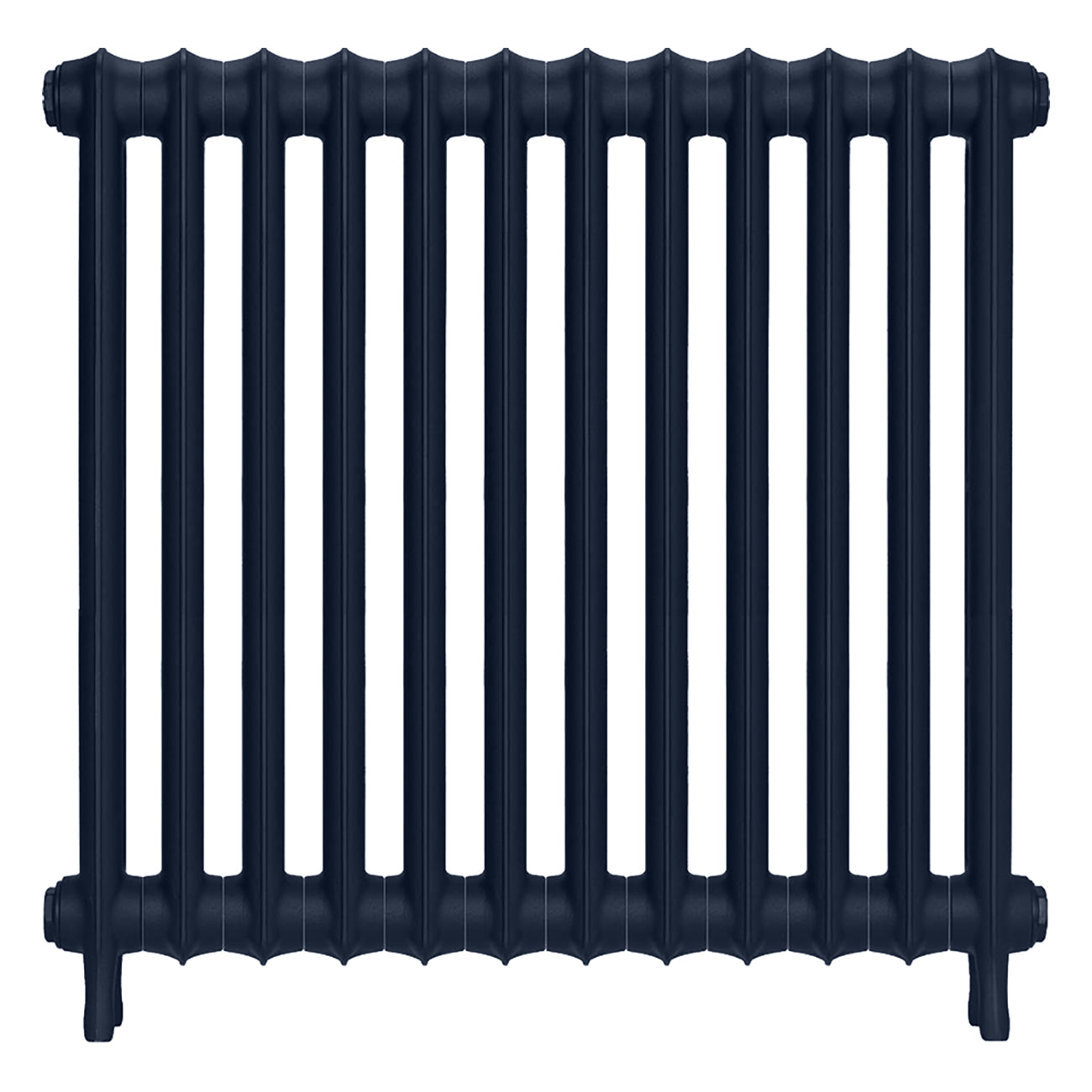 Emmeline I - Anthracite Cast Iron Column Radiator H807mm x W828mm 1 Column - Wall Hung
