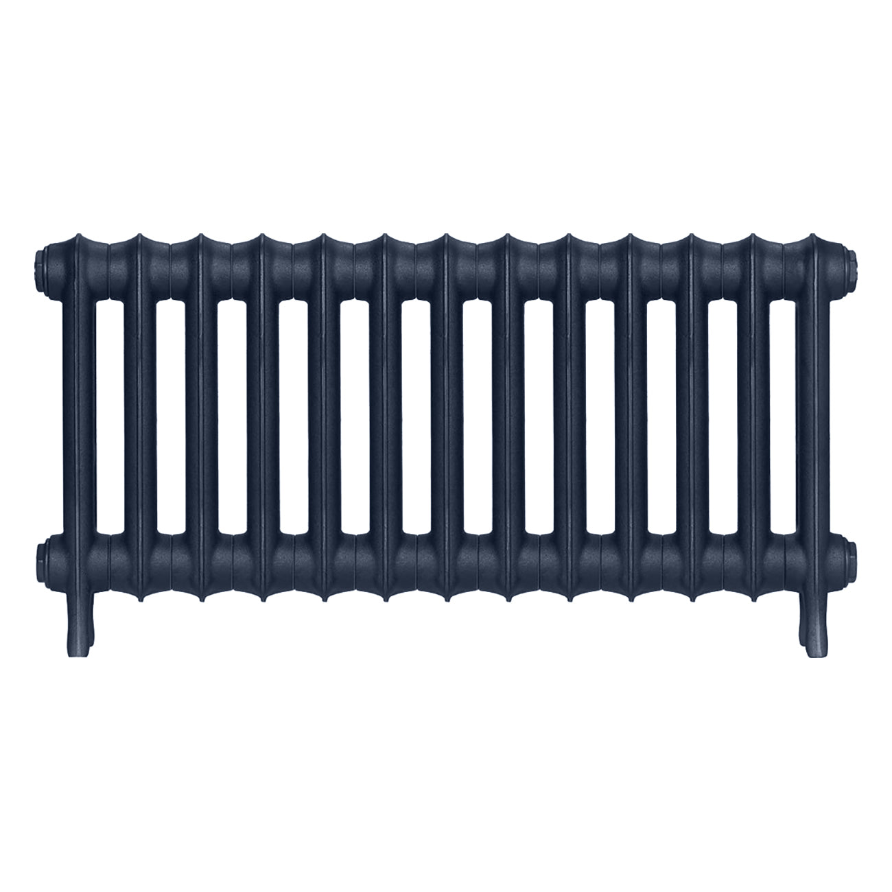 Emmeline I - Anthracite Cast Iron Column Radiator H407mm x W895mm 1 Column - Wall Hung