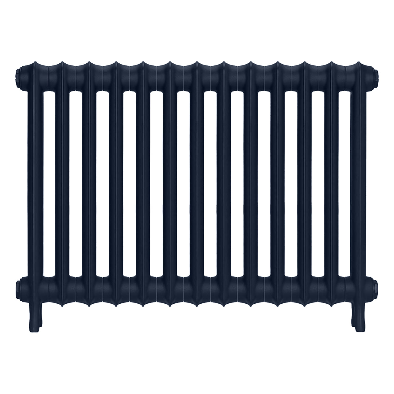 Emmeline I - Anthracite Cast Iron Column Radiator H607mm x W895mm 1 Column - Wall Hung
