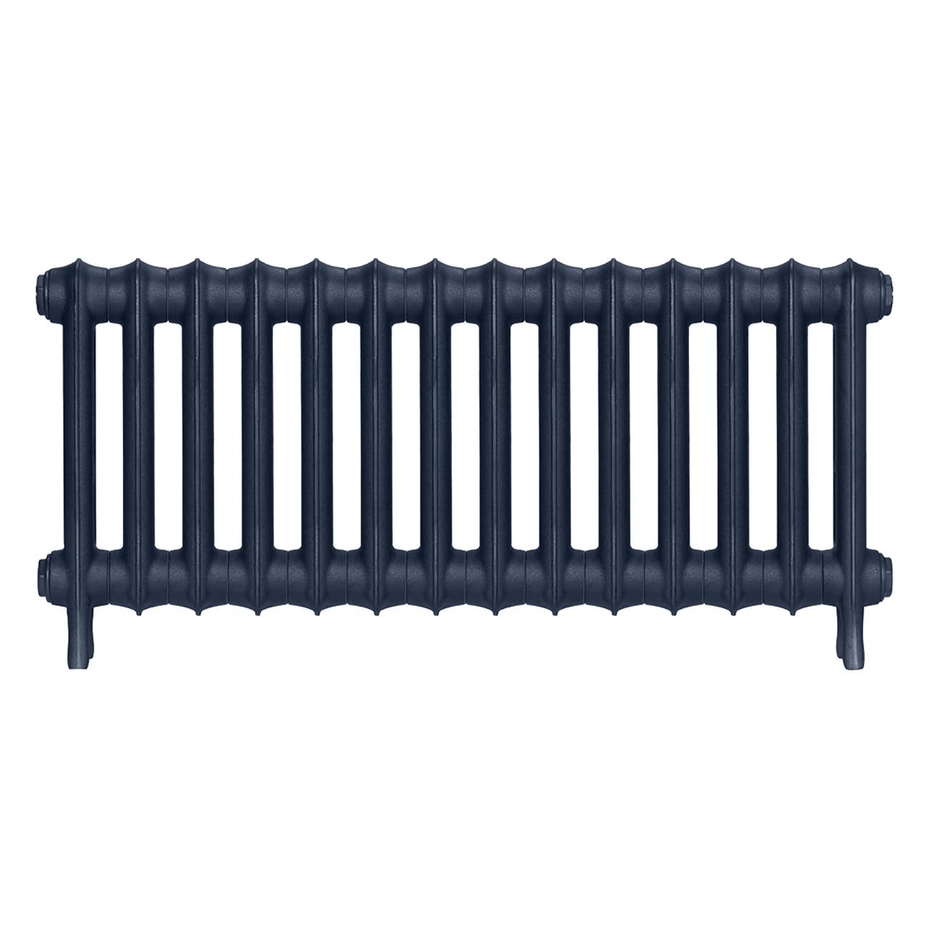 Emmeline I - Anthracite Cast Iron Column Radiator H407mm x W961mm 1 Column - Wall Hung