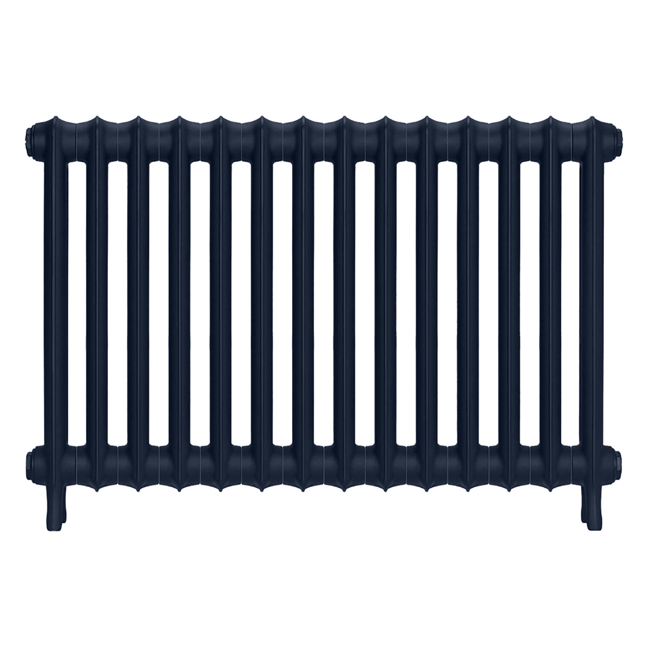 Emmeline I - Anthracite Cast Iron Column Radiator H607mm x W961mm 1 Column - Wall Hung