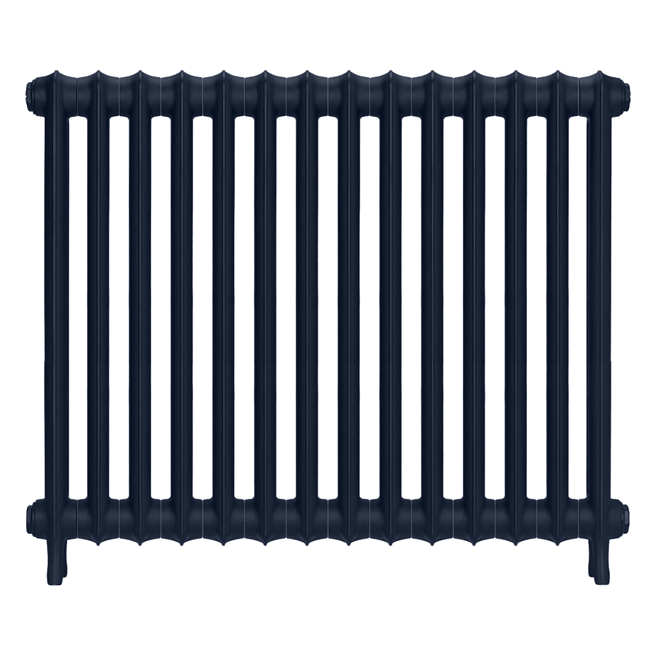 Emmeline I - Anthracite Cast Iron Column Radiator H807mm x W961mm 1 Column - Wall Hung