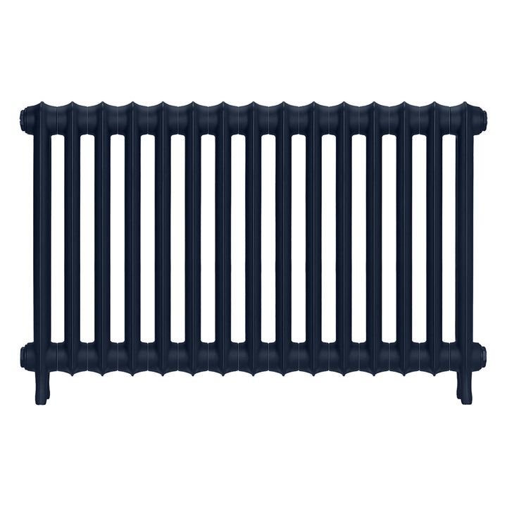 Emmeline I - Anthracite Cast Iron Column Radiator H607mm x W1028mm 1 Column - Wall Hung