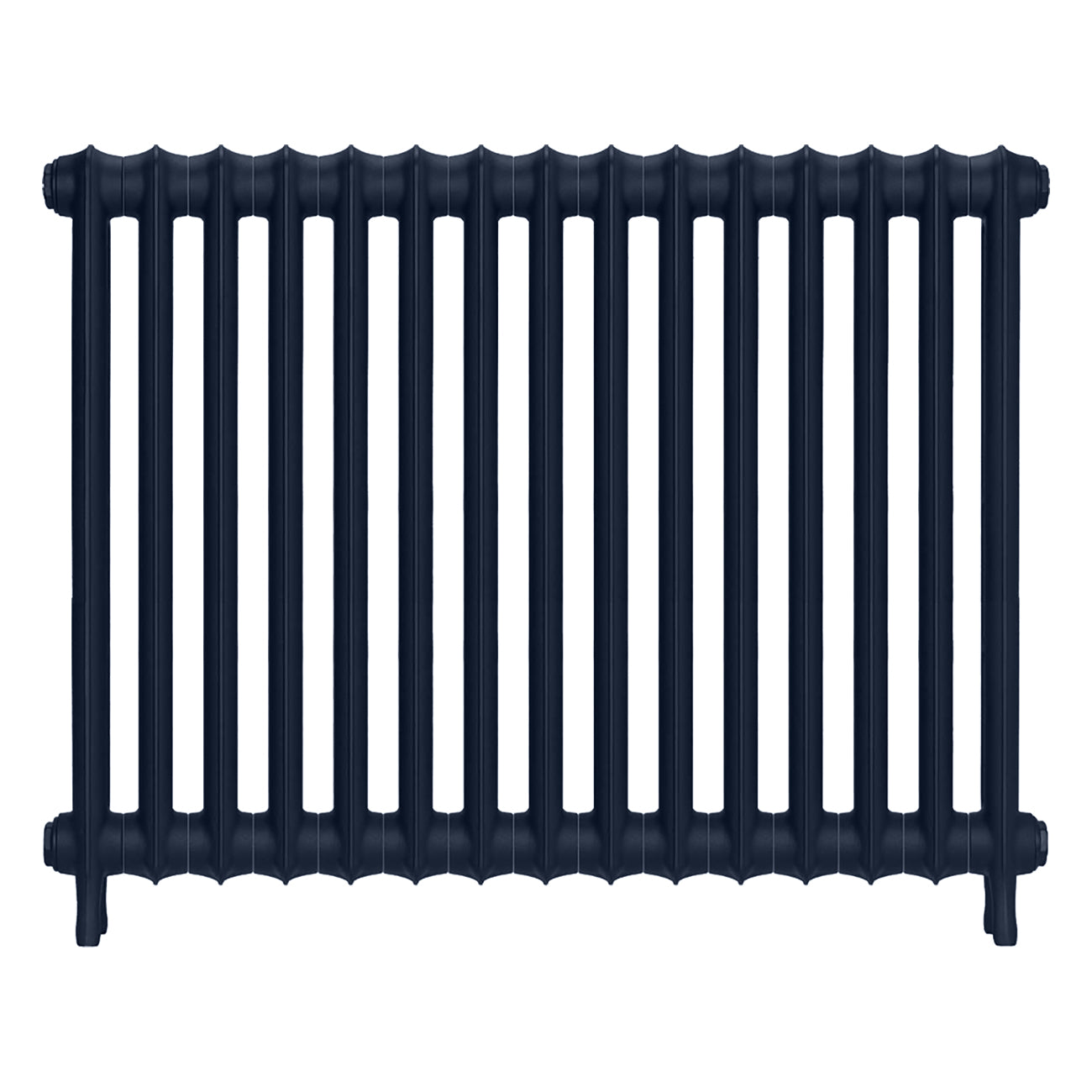 Emmeline I - Anthracite Cast Iron Column Radiator H807mm x W1028mm 1 Column - Wall Hung