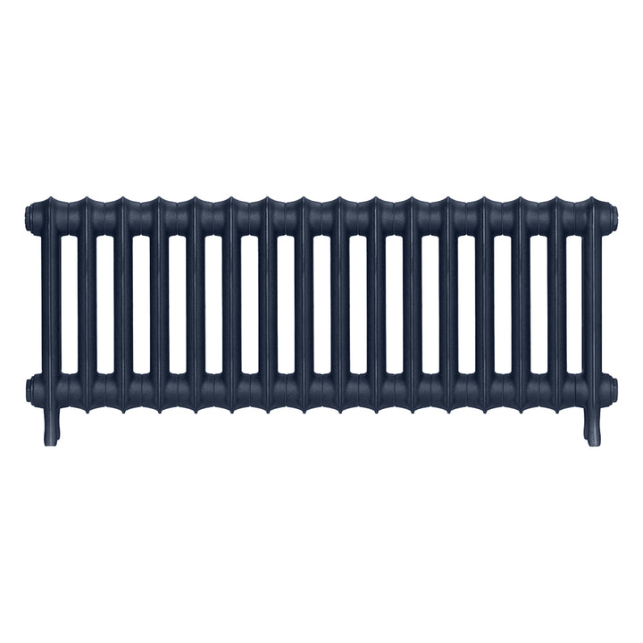 Emmeline I - Anthracite Cast Iron Column Radiator H407mm x W1094mm 1 Column - Wall Hung