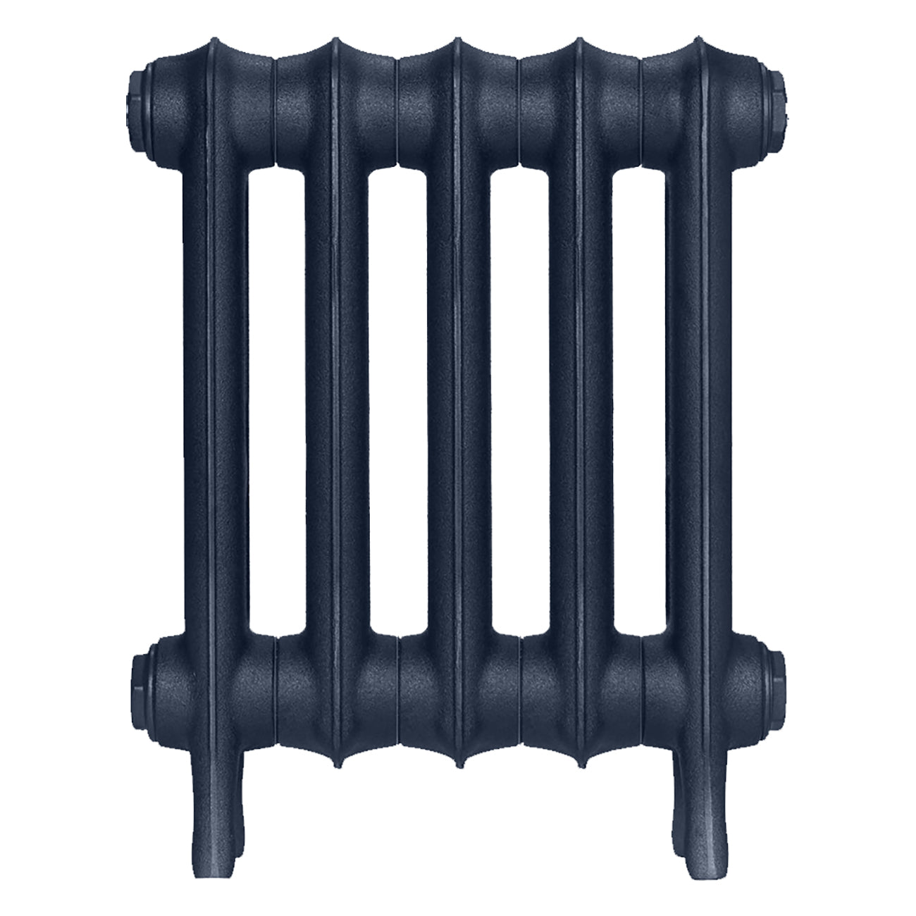 Emmeline I - Anthracite Cast Iron Column Radiator H407mm x W363mm 1 Column - Wall Hung