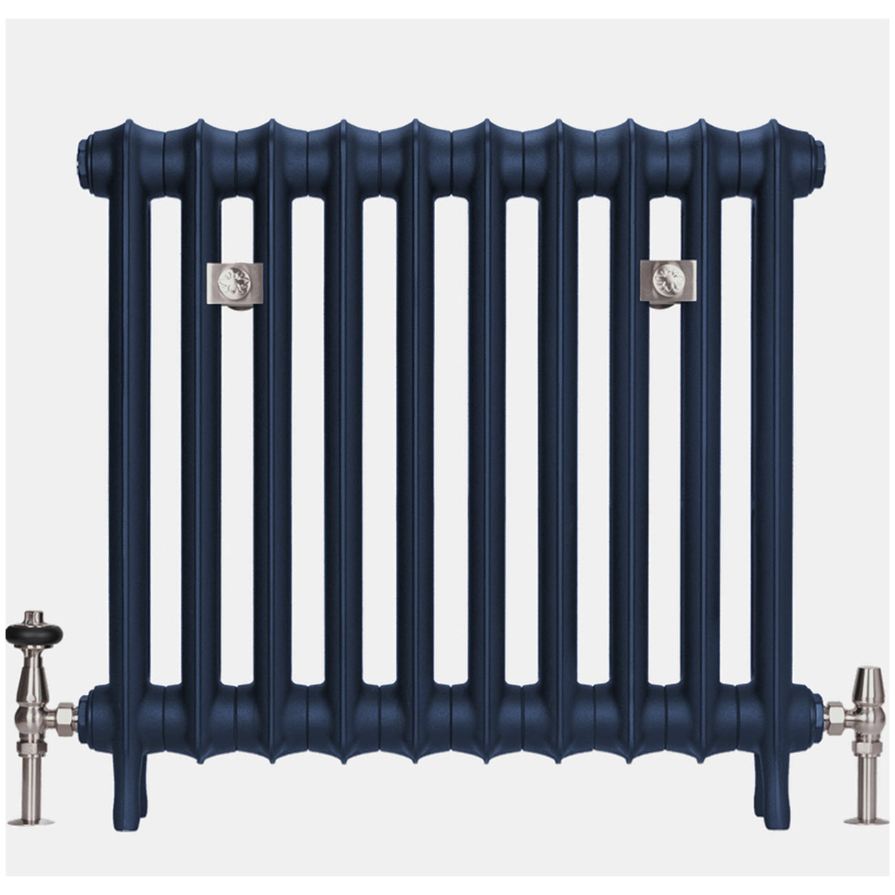 Emmeline I - Anthracite Cast Iron Column Radiator H665mm x W429mm 1 Column - Floor Standing