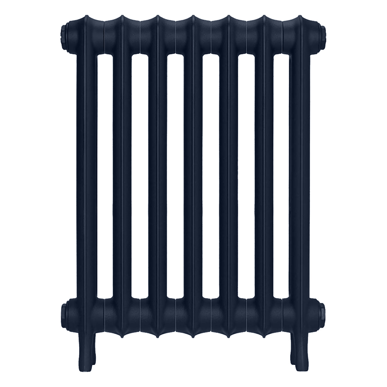 Emmeline I - Anthracite Cast Iron Column Radiator H607mm x W496mm 1 Column - Wall Hung