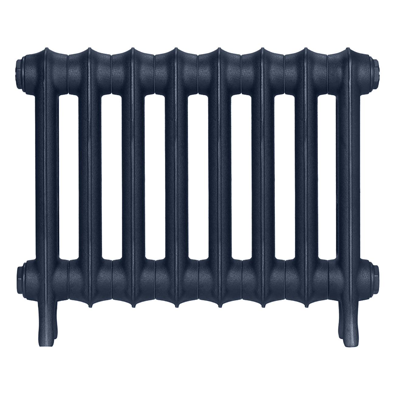 Emmeline I - Anthracite Cast Iron Column Radiator H407mm x W562mm 1 Column - Wall Hung