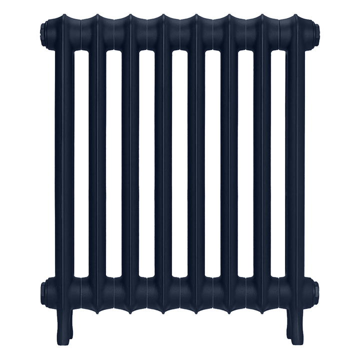 Emmeline I - Anthracite Cast Iron Column Radiator H607mm x W562mm 1 Column - Wall Hung