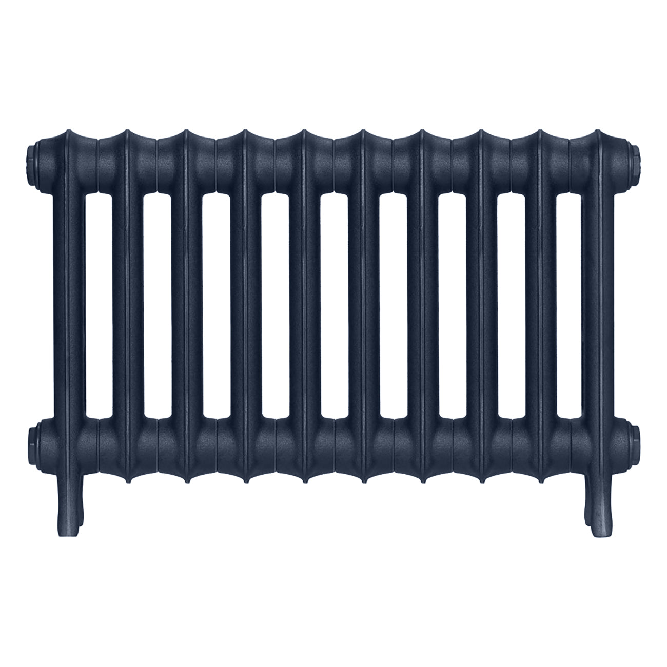 Emmeline II - Anthracite Cast Iron Column Radiator H413mm x W695mm 2 Column - Wall Hung