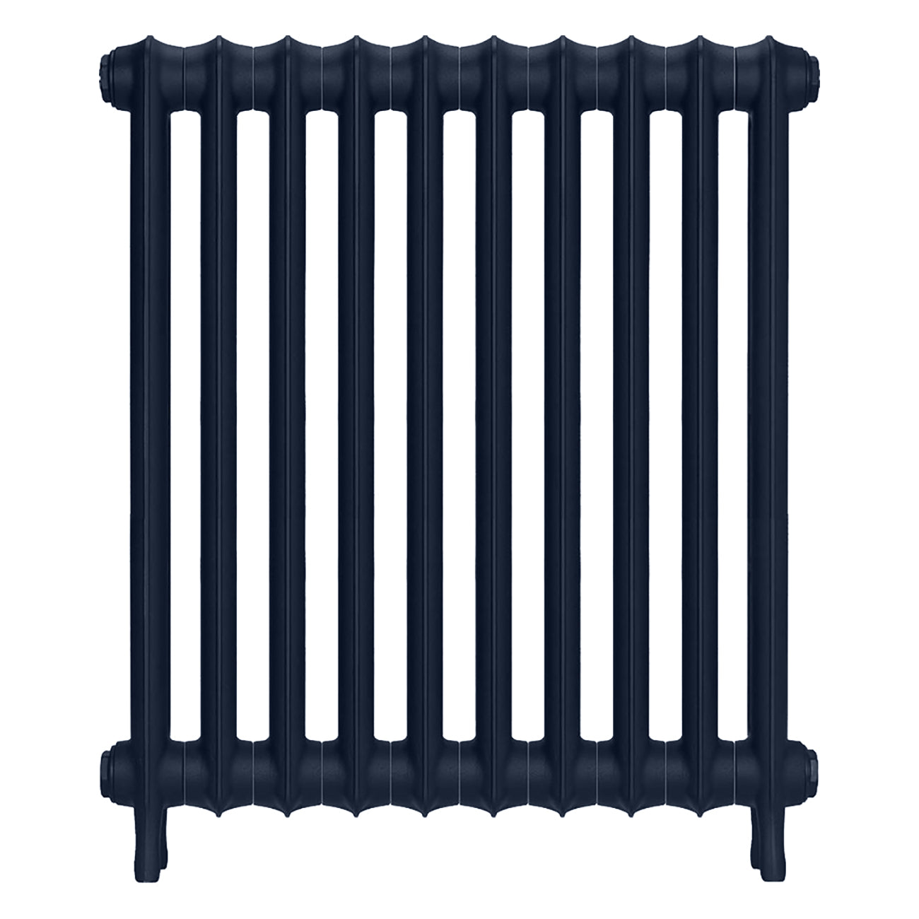Emmeline II - Anthracite Cast Iron Column Radiator H813mm x W695mm 2 Column - Wall Hung