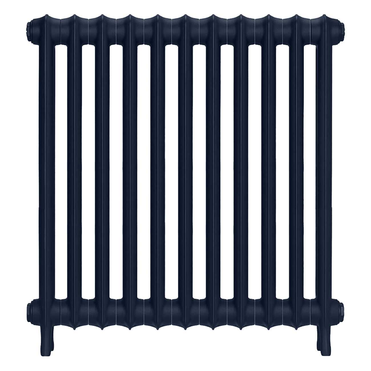 Emmeline II - Anthracite Cast Iron Column Radiator H813mm x W762mm 2 Column - Wall Hung