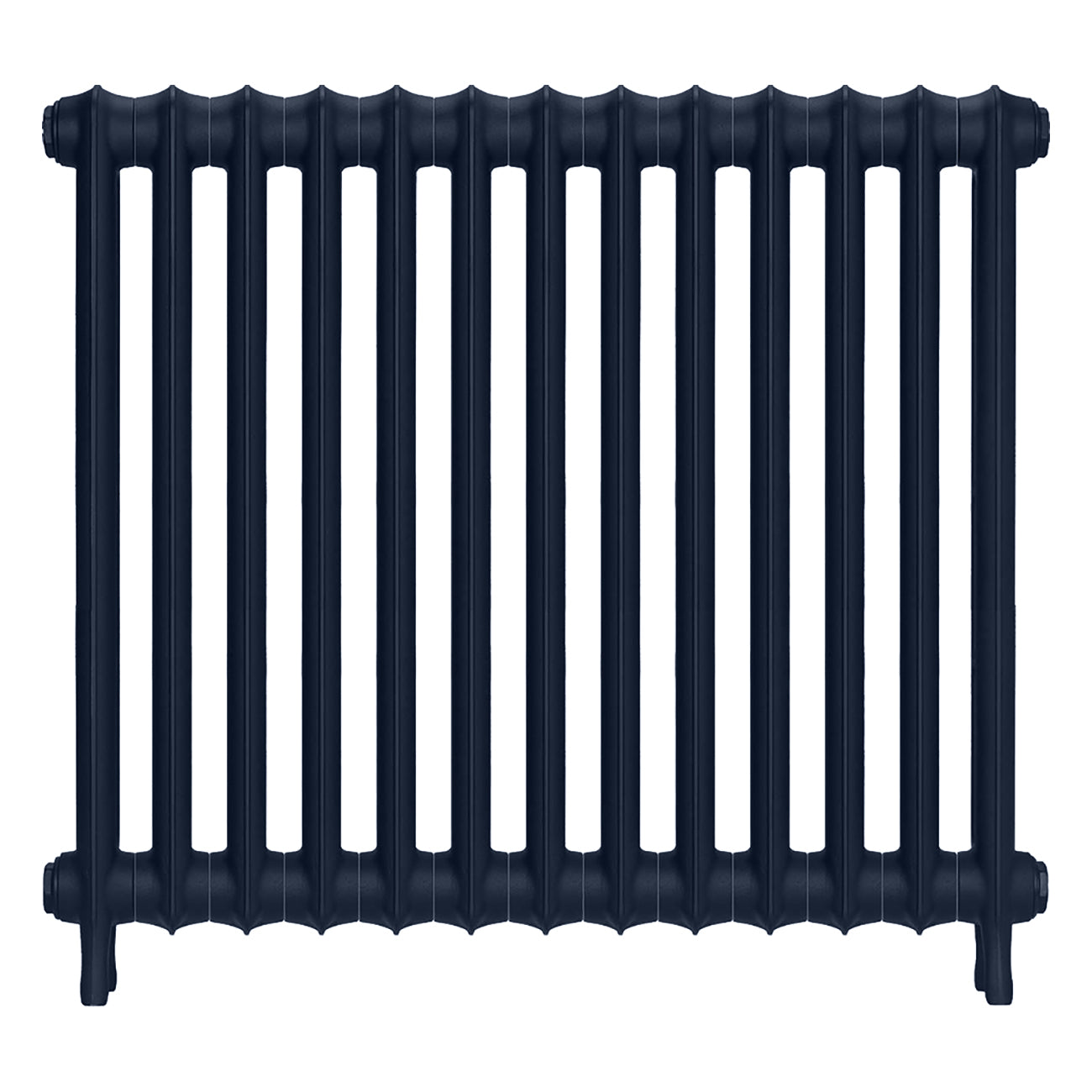 Emmeline II - Anthracite Cast Iron Column Radiator H813mm x W895mm 2 Column - Wall Hung