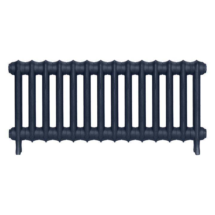 Emmeline II - Anthracite Cast Iron Column Radiator H413mm x W961mm 2 Column - Wall Hung
