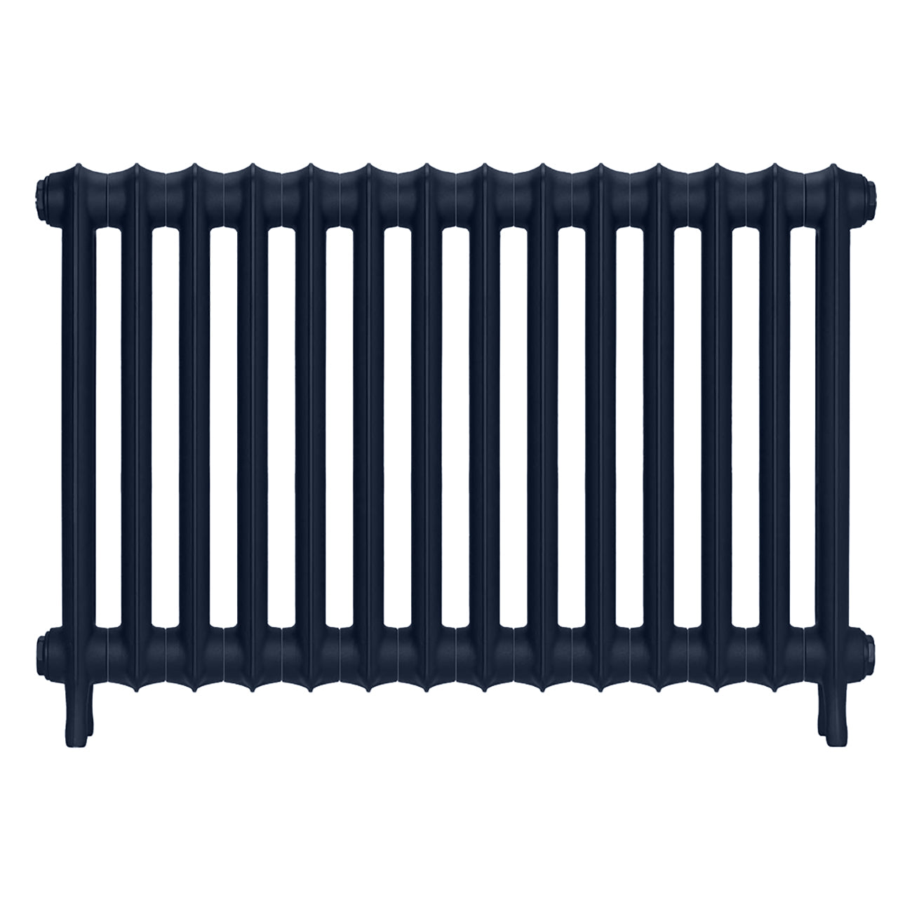 Emmeline II - Anthracite Cast Iron Column Radiator H613mm x W961mm 2 Column - Wall Hung