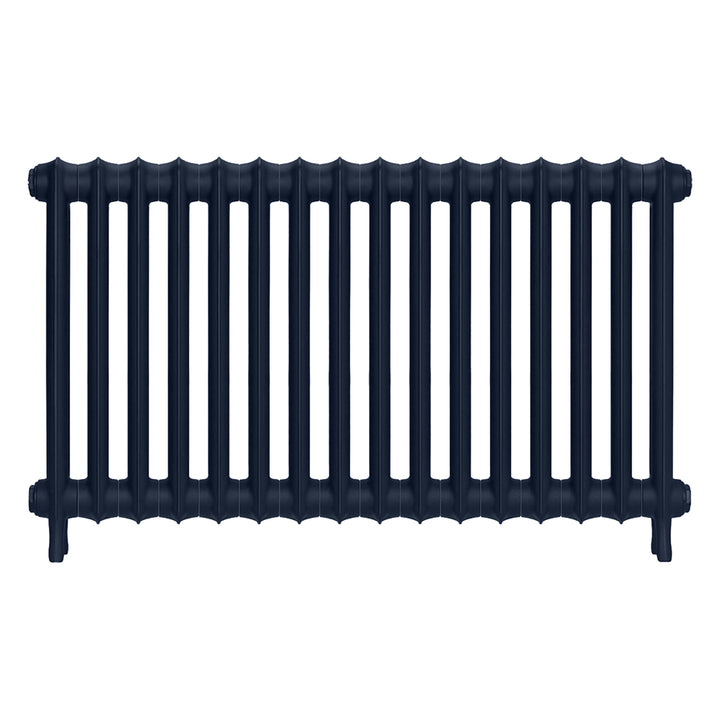 Emmeline II - Anthracite Cast Iron Column Radiator H613mm x W1094mm 2 Column - Wall Hung