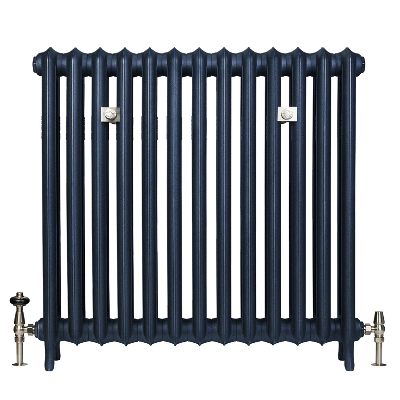 Emmeline II - Anthracite Cast Iron Column Radiator H870mm x W895mm 2 Column - Floor Standing
