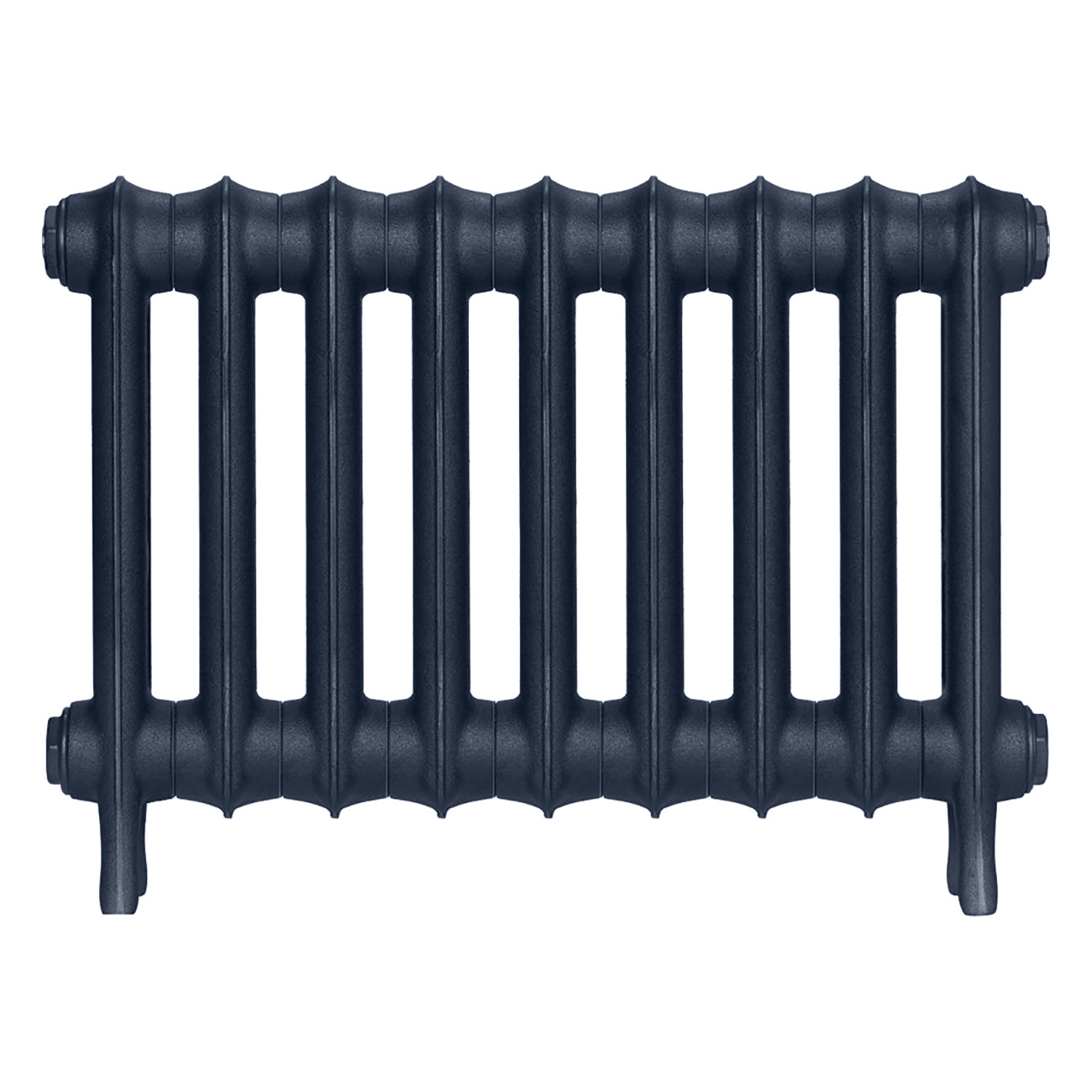 Emmeline II - Anthracite Cast Iron Column Radiator H413mm x W629mm 2 Column - Wall Hung