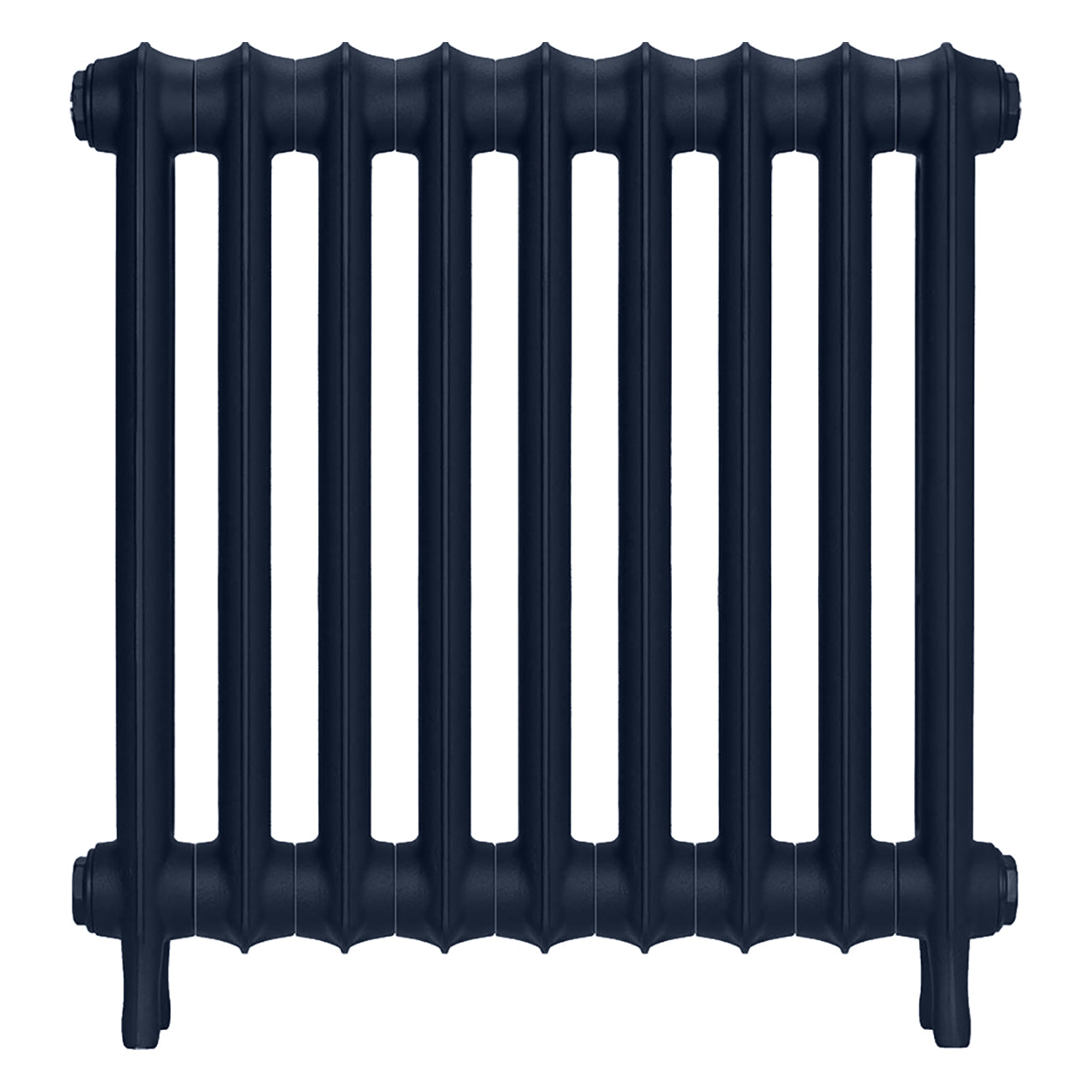 Emmeline II - Anthracite Cast Iron Column Radiator H613mm x W629mm 2 Column - Wall Hung