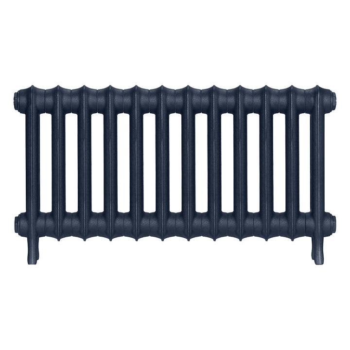 Emmeline III - Anthracite Cast Iron Column Radiator H416mm x W828mm 3 Column - Wall Hung