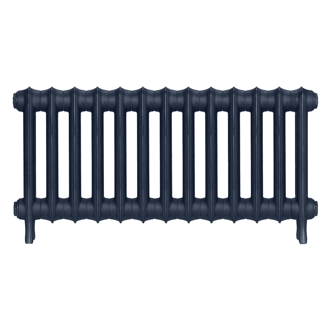 Emmeline III - Anthracite Cast Iron Column Radiator H416mm x W895mm 3 Column - Wall Hung