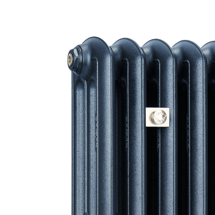 Emmeline III - Anthracite Cast Iron Column Radiator H416mm x W363mm 3 Column - Wall Hung