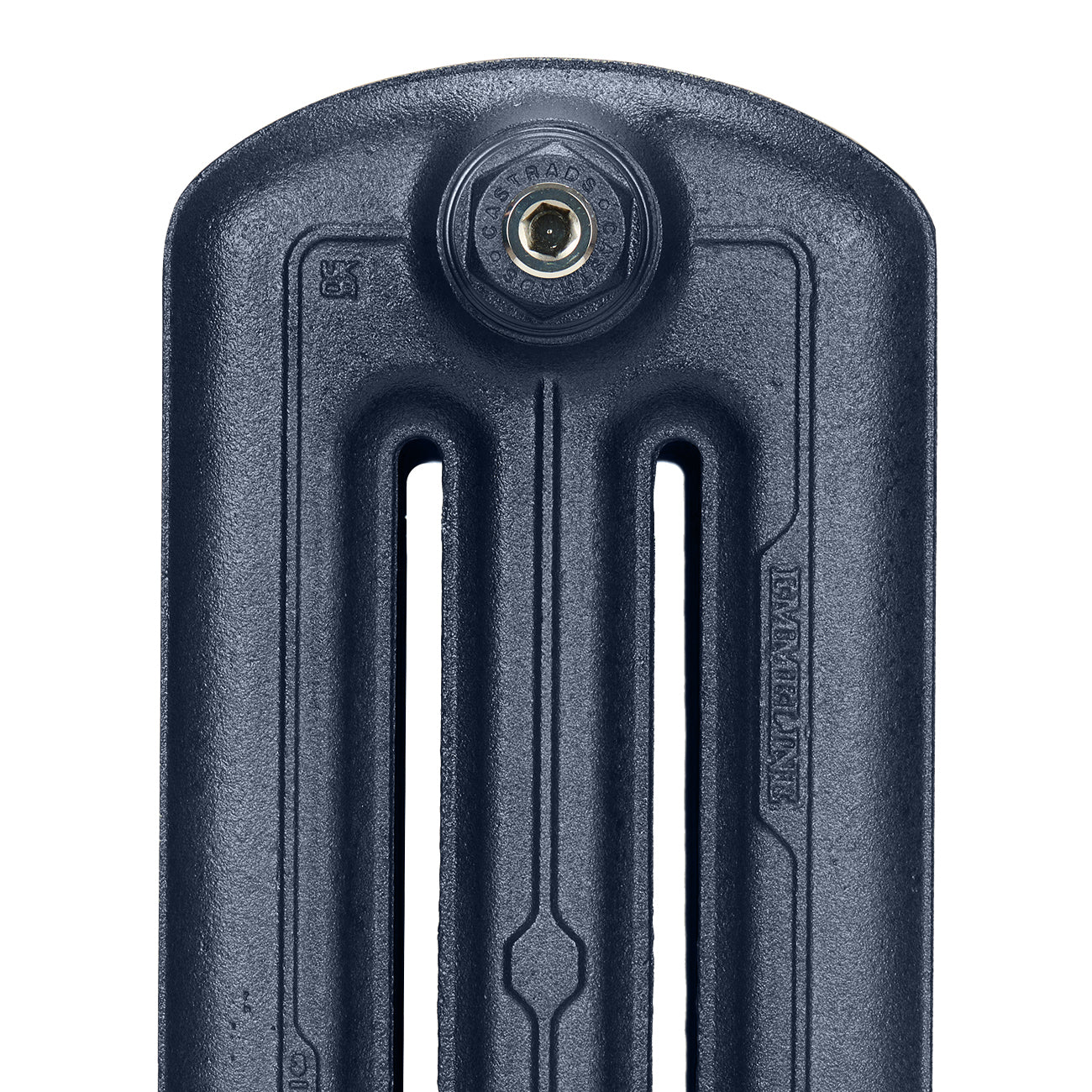 Emmeline III - Anthracite Cast Iron Column Radiator H670mm x W363mm 3 Column - Floor Standing