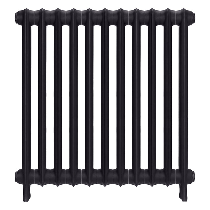Emmeline I - Black Iron Cast Iron Column Radiator H807mm x W762mm 1 Column - Wall Hung