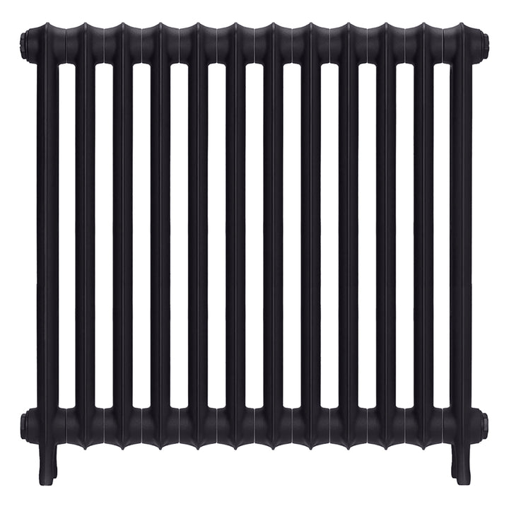 Emmeline I - Black Iron Cast Iron Column Radiator H807mm x W828mm 1 Column - Wall Hung
