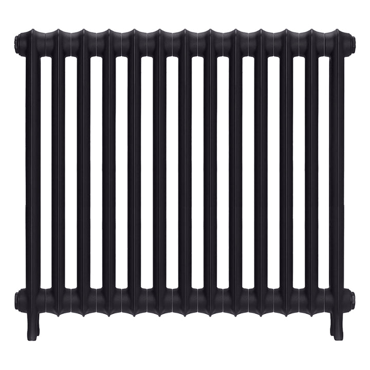 Emmeline I - Black Iron Cast Iron Column Radiator H807mm x W895mm 1 Column - Wall Hung