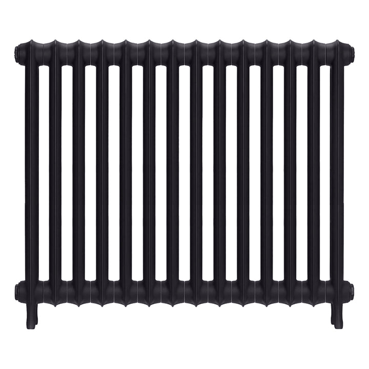 Emmeline I - Black Iron Cast Iron Column Radiator H807mm x W961mm 1 Column - Wall Hung
