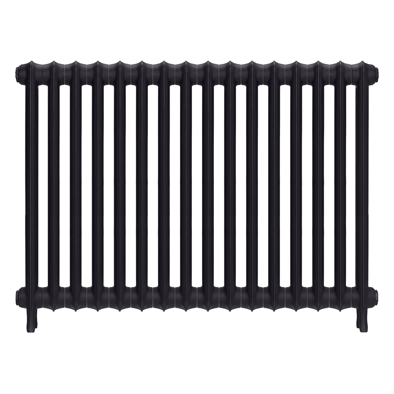 Emmeline I - Black Iron Cast Iron Column Radiator H807mm x W1094mm 1 Column - Wall Hung